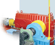 SEW-Eurodrive’s M5QHF90 industrial gear unit plays an important role in testing Airbus A380 control surface system components